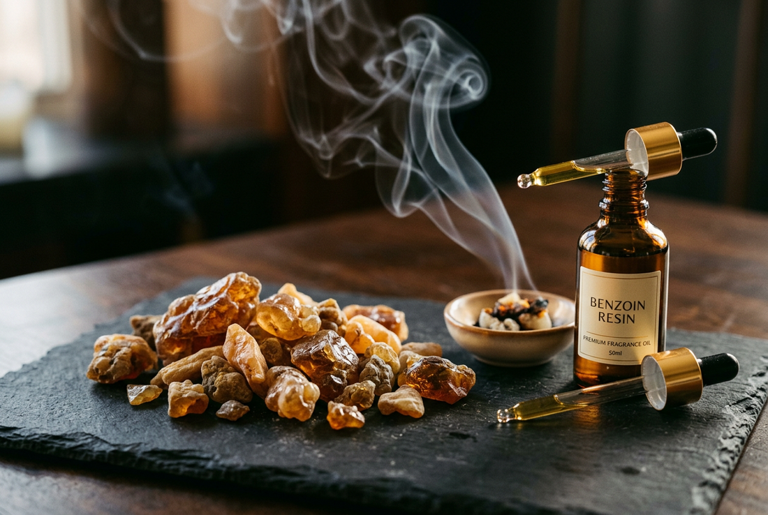 Note Deep Dive: Benzoin — The Resin That Smells Like Warm Vanilla