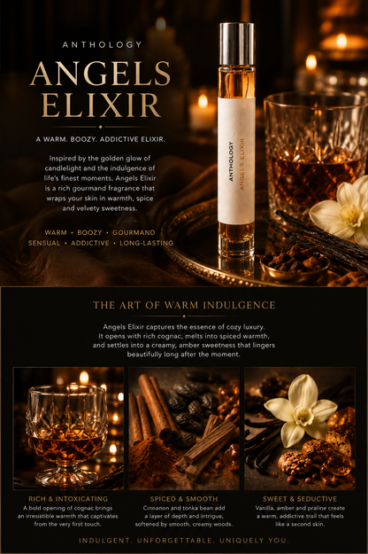 Angels Elixir Perfume Oil - Boozy Amber Gourmand